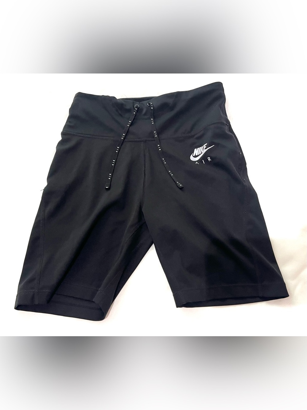 Nike Air High/ Rise Biker Shorts  Dri- Fit Sporty Chic Athleisure Minimalist S